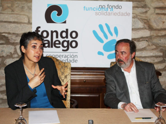 Hermínia Ribeiro e Alfredo Novoa presentaron o proxecto europeo.