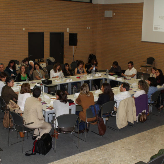 O Fondo Galego de Cooperación estivo representado no encontro de Lisboa polo responsable da Secretaría Técnica, Ánxelo González, á esquerda da imaxe.
