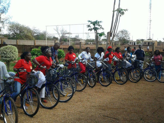 Adquisición de 30 bicicletas para promotoras de saúde de Boane e Naamacha