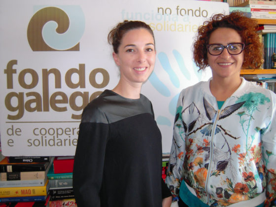 Estela Iglesias e Emma Teixeira, técnicas municipais de Allariz e Pontevedra, respectivamente.